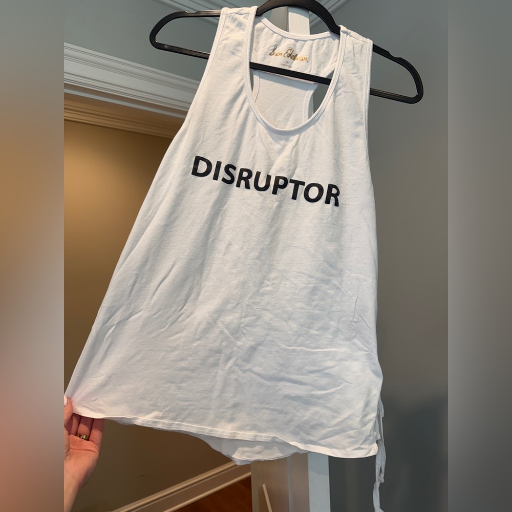 Sam Edelman White Tank “disruptor”